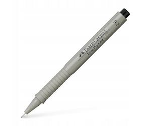 Faber-Castell 166299 - Stylo à encre Ecco Pigment 0,2 mm, noir, 1 pièce