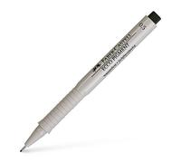 Faber-Castell 166599 - Stylo à encre Ecco Pigment, 0.5 mm, noir