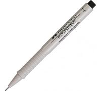 Faber-Castell 166699 - Stylo à encre Ecco Pigment 0,6 mm, noir, 1 pièce