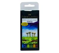 Faber-Castell 167105 Feutre PITT artist pen couleurs paysage étui de 6