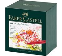Faber-Castell 167150 Feutre PITT artist pen studio box 60x Multicolore