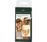 Faber-Castell 167167 FABER-CASTELL Crayon à encre de Chine PITT artist pen, étui "Portrait