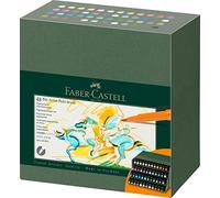 Faber-Castell 167192 - Pitt Artist Pen Brush ink pens, 48-piece studio box, brush pen set