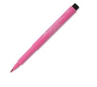 Faber-Castell 167429 - Stylo pinceau Stylet encre de Chine PITT, Largeur de trait B, Couleur 129, garance rose
