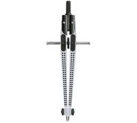 Faber-Castell 174472 Compas à réglage rapide GRIP 2001 - Ø 390 mm, 170 mm, argent, étui