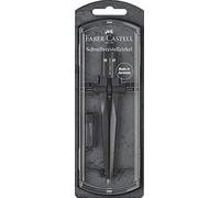 Compas - Faber-Castell - Stream 2019 - Réglage rapide - Design moderne - Couleur gris