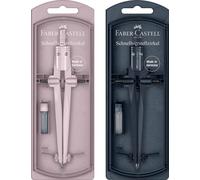 Faber-Castell 174545 FABER-CASTELL Compas à réglage rapide STREAM 2025, assorti