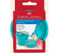 Faber-Castell – Gobelet à eau CLIC & GO 181580, turquoise, 1 pièce