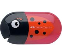 Faber-Castell 183526 - Taille-crayon double Coccinelle, avec gomme
