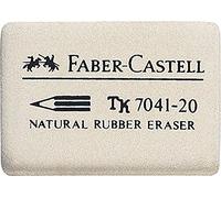 Faber-Castell 184120 Gomme 7041-20, 40x27x10 mm, Lot de 10