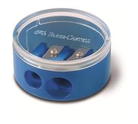 Faber-Castell 185418 - taille-crayons (Manual pencil sharpener, Noir, Bleu, Rouge)
