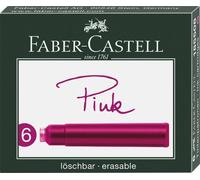 Faber-Castell 185508 FABER-CASTELL cartouches d'encre standard rose 6pcs 10pcs