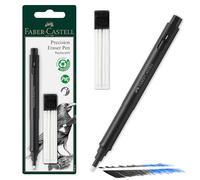 Faber-Castell 185610 Stylo-gomme de précision et recharge, Gomme rechargeable en forme de stylo avec embout en métal, Pour professionnels et artistes amateurs, architectes, designers, dessinateurs