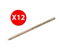 Faber Castell 185812 - Crayon Gomme Perfection 7058 Pour La Dactylographie - Lot De 12 Pcs