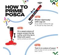 Faber-Castell 186535 - Marqueur Uni Posca Pc-3m, 0.9-1.3 Mm, Gris Ardoise