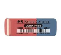 Faber-Castell 187040 Gomme À Effacer Bleu, Rouge