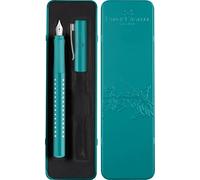Faber-Castell 201516 - Stylo Sparkle, largeur de plume M, Ocean, en étui cadeau