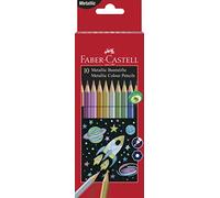 Faber-Castell 201583 métallique de couleur crayon (lot de 10)