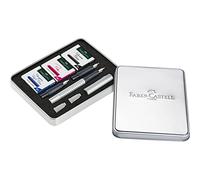 Faber-Castell 201629 Set calligraphie Grip 2011, argent 8 Unité (Lot de 1)