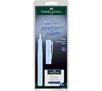 Faber-Castell 202034 Grip 2010 New Harmony Plume Berite M avec cartouches d'encre Couleurs assorties
