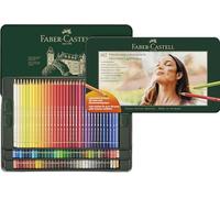 Faber-Castell – Étui métal 210061 – 102 crayons Polychromos – Multicolore