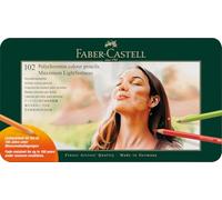 Faber-Castell 210061 - Étui métal 102 crayons polychromos - Multicolore