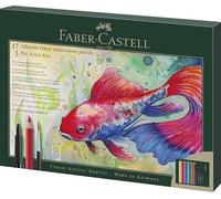 FABER-CASTELL 217552 - Coffret cadeau Albrecht Dürer & Pitt Artist Pen, 21 pièces, matériel artistique pour débutants et professionnels
