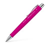 FABER-CASTELL 241128 - Stylo à bille Poly Ball XB, rose, 1 pièce, avec recharge remplaçable, indélébile