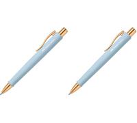 Faber-Castell 241186 - Stylos urbains Poly Ball - Bleu ciel (1 pièce) (Lot de 2)