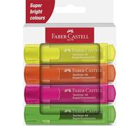 Faber-Castell Surligneurs Textliner 1546 - Pack de 4 - Tons néon