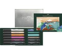 Faber-Castell 267138 - Coffret cadeau Sydney, 12 stylos à encre Pitt Artist Pen, épaisseurs FM, S, B