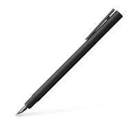 Faber-Castell 342300 - Stylo plume Neo Slim en métal, largeur de plume M, noir