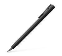 Faber-Castell 342301 - Stylo plume Neo Slim en métal, largeur de plume F, noir