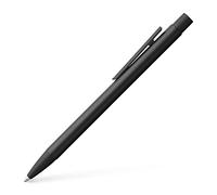 Faber-Castell 342320 - Stylo à bille Neo Slim métal, épaisseur de mine M, noir