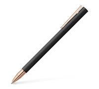 Faber-Castell NEO Slim 343114 Stylo à bille en métal noir, rose doré