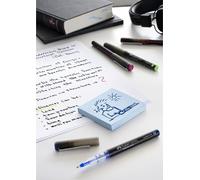 FABER-CASTELL 348399 FABER-CASTELL Roller à encre libre gris 1,5 mm, Couleur de l'encre : noir, 1 pc.