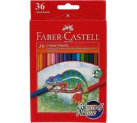 Faber-Castell Crayons De Couleur Hexagonal Eco, Étui De 36