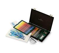 Faber-Castell – Coffret bois – Crayons aquarellables A. Dürer – 48 crayons