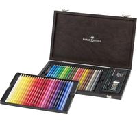 Faber-Castell – Coffret bois – Crayons aquarellables A. Dürer – 48 crayons