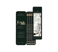 Faber-Castell 119305 Étui de 5 crayons graphite CASTELL 9000
