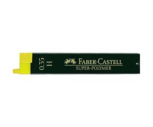 Faber-Castell 511202 Lot de 12 Mines Super Polymère 0,35 mm B