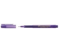 Fineliner - FABER-CASTELL - BROADPEN 1554 - Violet - Pointe métallique - Indélébile