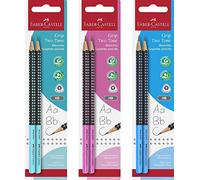Faber-Castell Crayons à papier Grip 2001 Dureté HB, bicolore Lot de 2