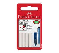 Faber-Castell Gommes de recharge 523011 Blanc – Lot de 4