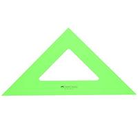 Faber-Castell 566 Équerre de 28 cm, couleur vert