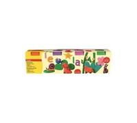 Eberhard Faber 572510 - Pâte à modeler, set de 4 couleurs, 140 g chacune, pâte à modeler pour enfants en godets refermables