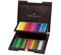 Faber-Castell Crayons aquarellables Albrecht Dürer 72 crayons – Coffret en bois marron