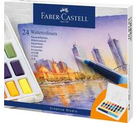 Faber-Castell Peinture aquarelle, 24 couleurs.