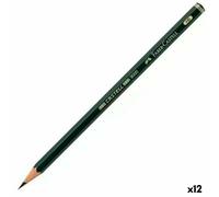 FABER-CASTELL 9000 Crayons HB vert 12 pcs.