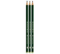 Faber-Castell 9000 Lot de 3 crayons a papier B (Import Allemagne)